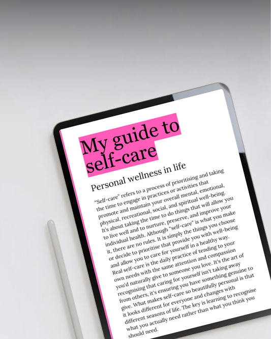 My self-care guide